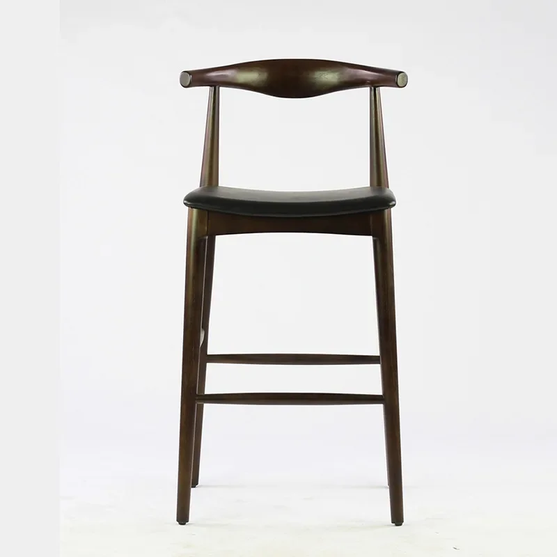 Nordic solid wood bar chairs, bar stools, high bar chairs