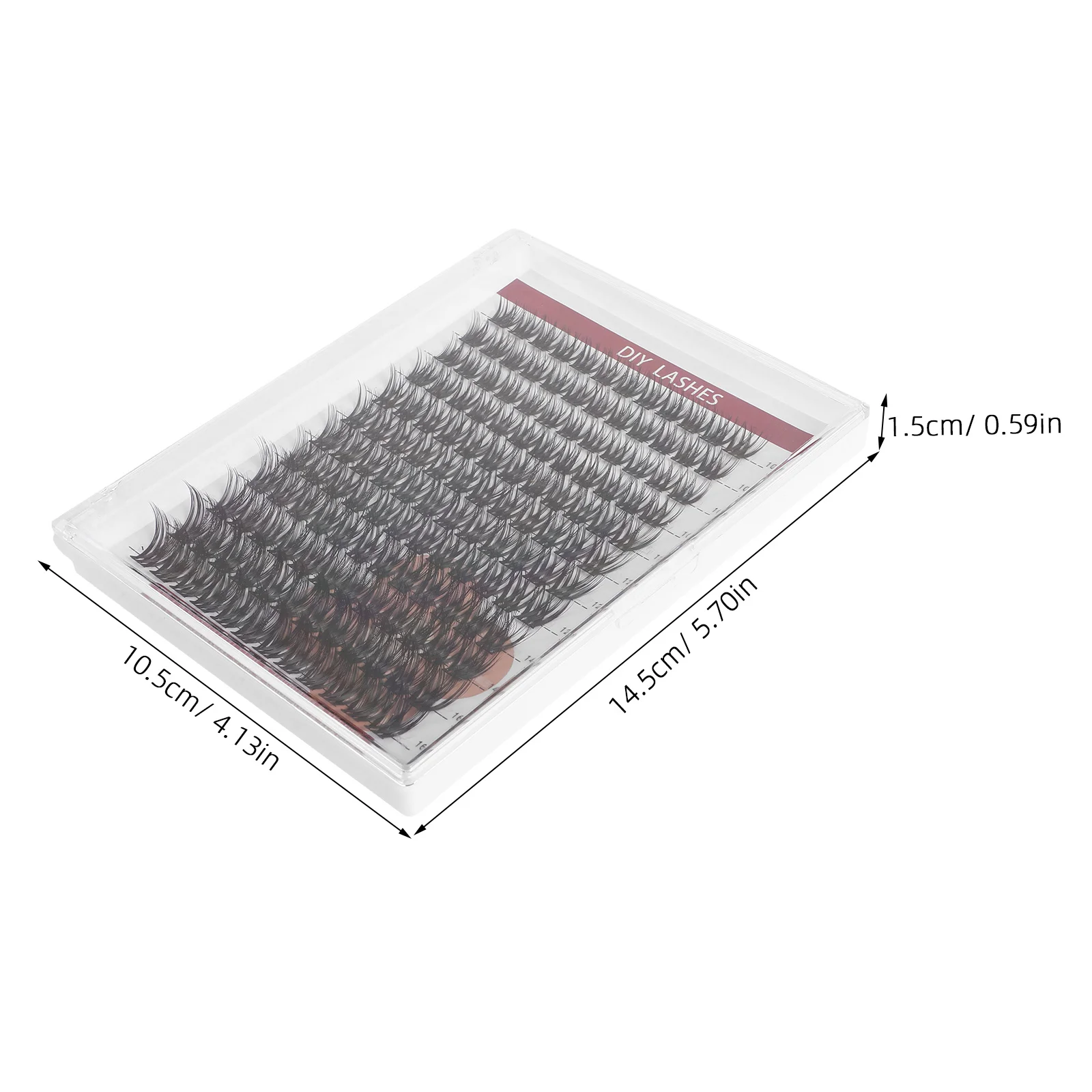 Kit ciglia finte Ciglia a grappolo Estensioni fai-da-te Aspetto naturale Riccioli di varie lunghezze Kit di strumenti portatili Applicazione facile