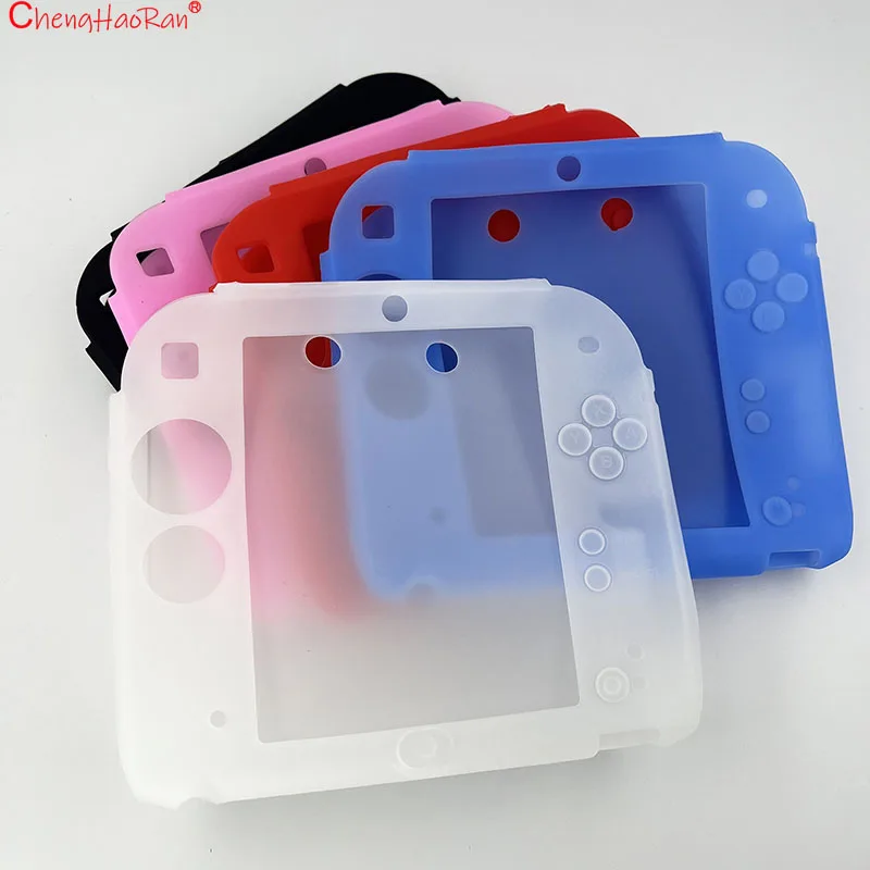 ChengHaoRan 5 Colors 1PC Soft Silicone Cover For 2DS Game Console Dustproof Anti slip Shock Absorber Protection Cover