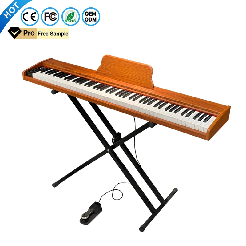 Custom Premium Materials Weighted Piano Fashion Design Piano Digital Profecional Customizable Fujian Digital Piano