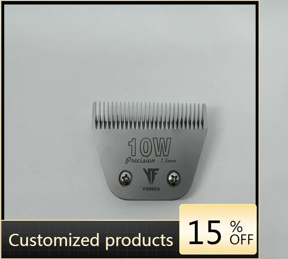 

STLF JW Yongfa 10W#10#30#40#3F5F4F7F High Carbon Stainless Steel 10W Pet A5 Pet Grooming Clipper Blades