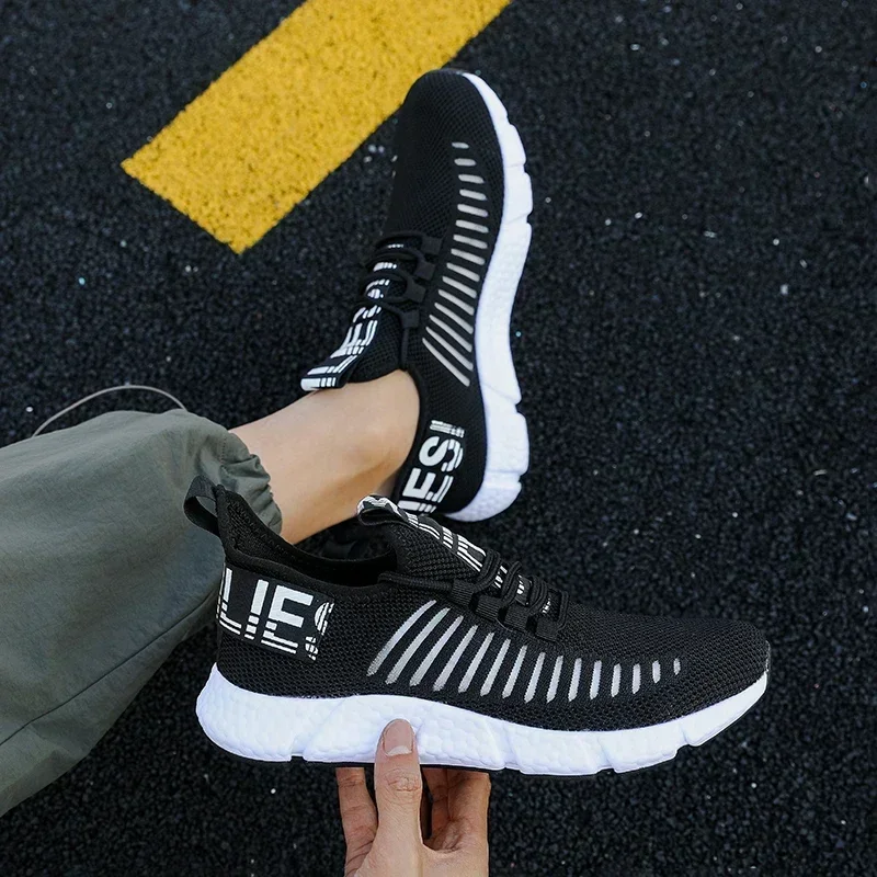 Sommer Herren Sneakers Leichte Atmungsaktive Mesh Outdoor Freizeitschuhe Modische Tennis Trainingsschuhe für Männer Kostenloser Versand – Detail 11