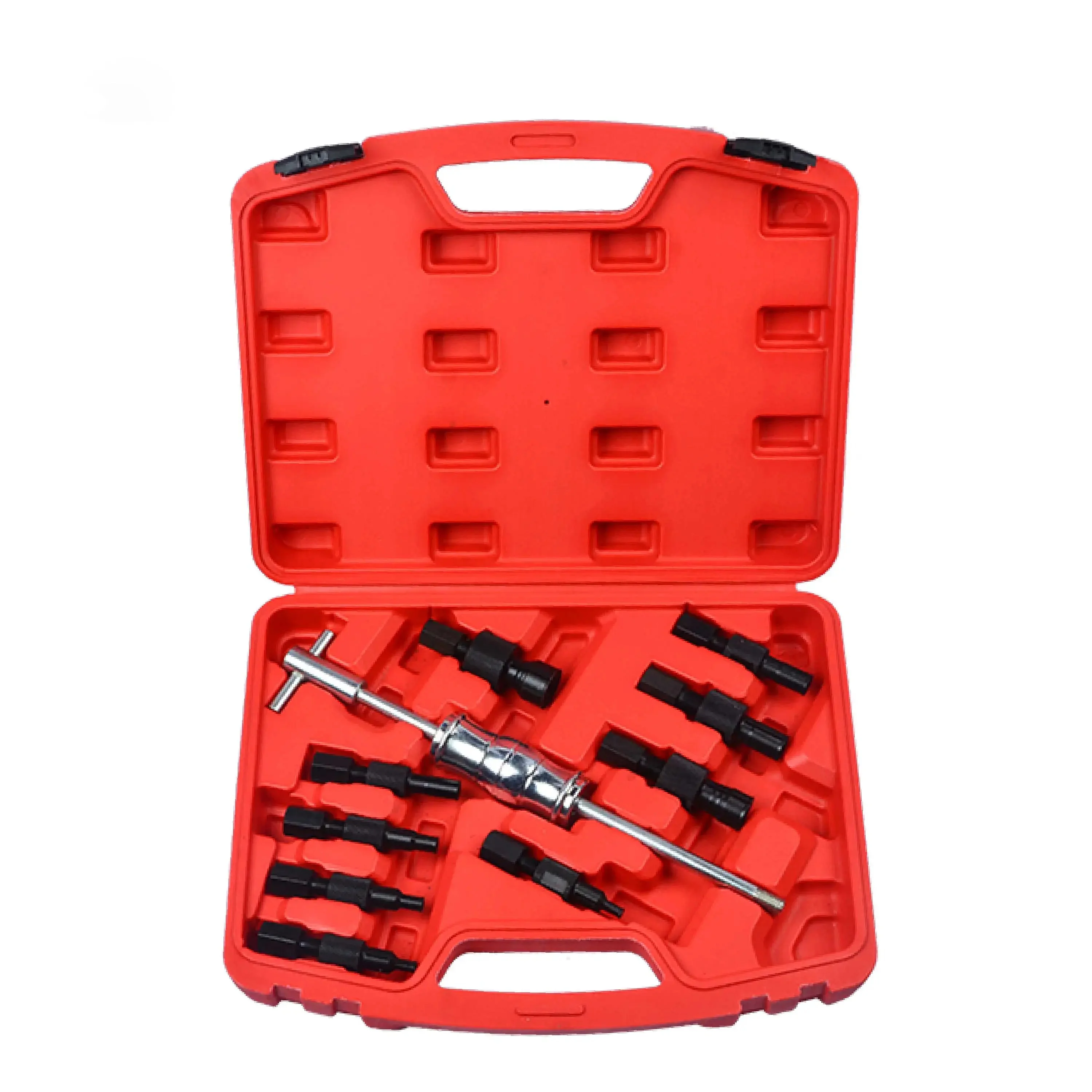 

9/10PCS Blind Hole Kit Slide Hammer Pilot Internal Bearing Puller Bearing Extractor Removal Tool Kit