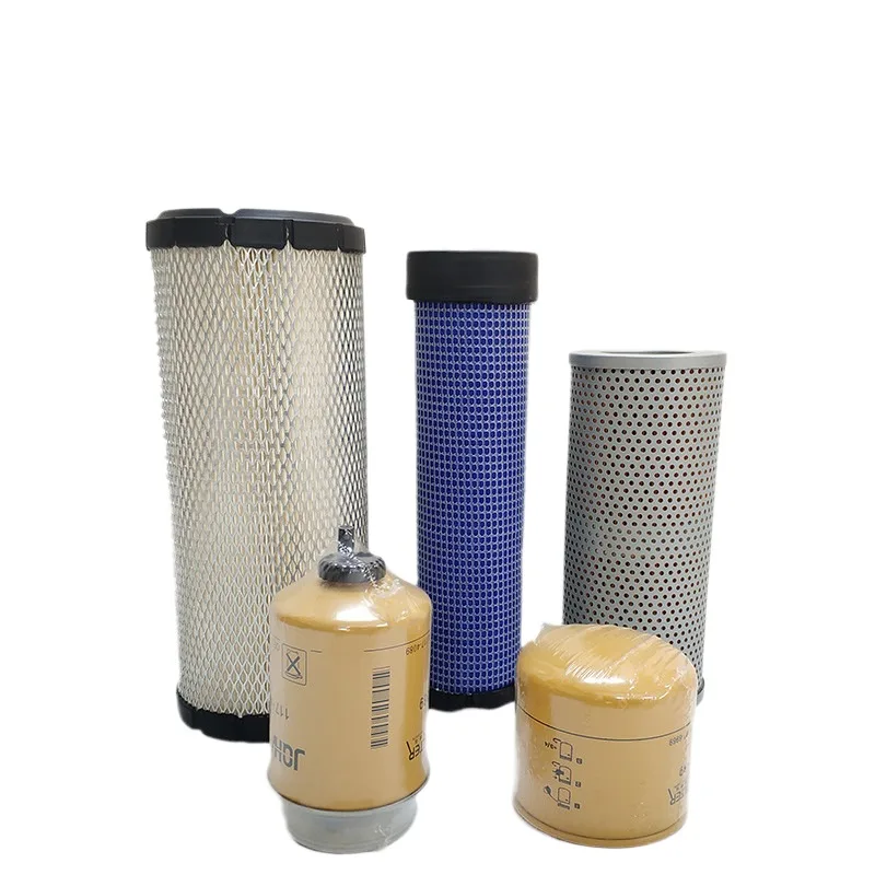 For Caterpillar Cat E307e2 E308e2 Air Filter Oil Diesel Filter Hydraulic Return Oil Filter Excavator Accessories