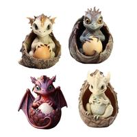 2D Acrylic Dragon home Ornament Animal Figurine Baby Dragon Egg Christmas Tree Hanging Decor Accessories Car interior Pendant