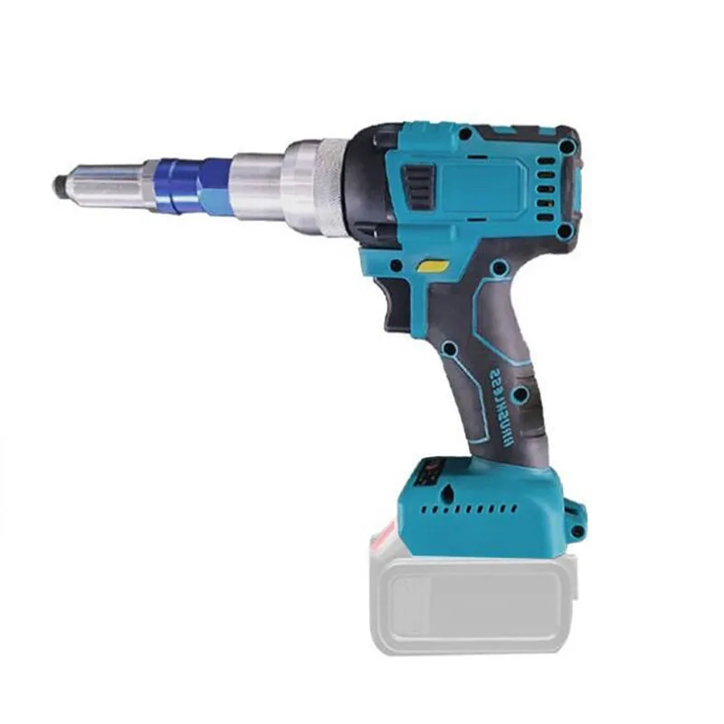 Cordless Electric Riveter Gun Brushless Screwdriver Applicable Rivet 2.4-4.8mm Riveting Tool for Makita 18V Battery (No Battery)