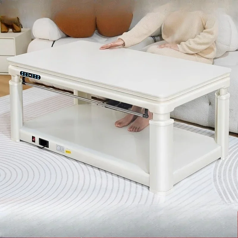 Electric heater heating table, roasting table, coffee table all-in-one electric heating table, household lift coffee table