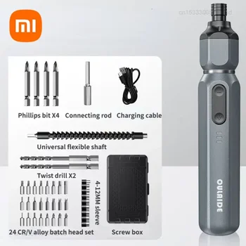 家庭用電動ドライバーキット,充電式,多機能,修理ツール,リチウム電池,Xiaomi