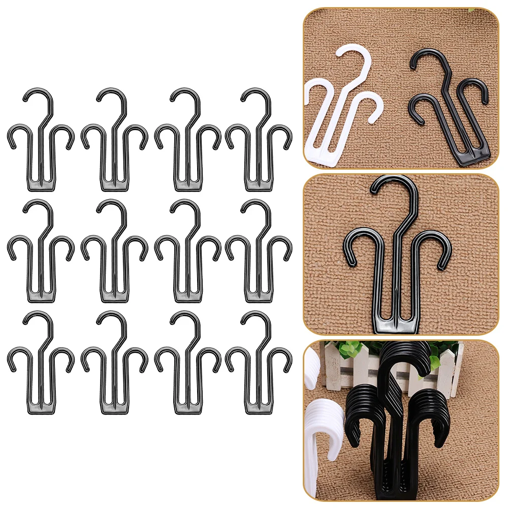

12 Pcs Dry Shoe Rack Slipper Holder Hanging Drying Plastic Thick Hangers for Men Baby