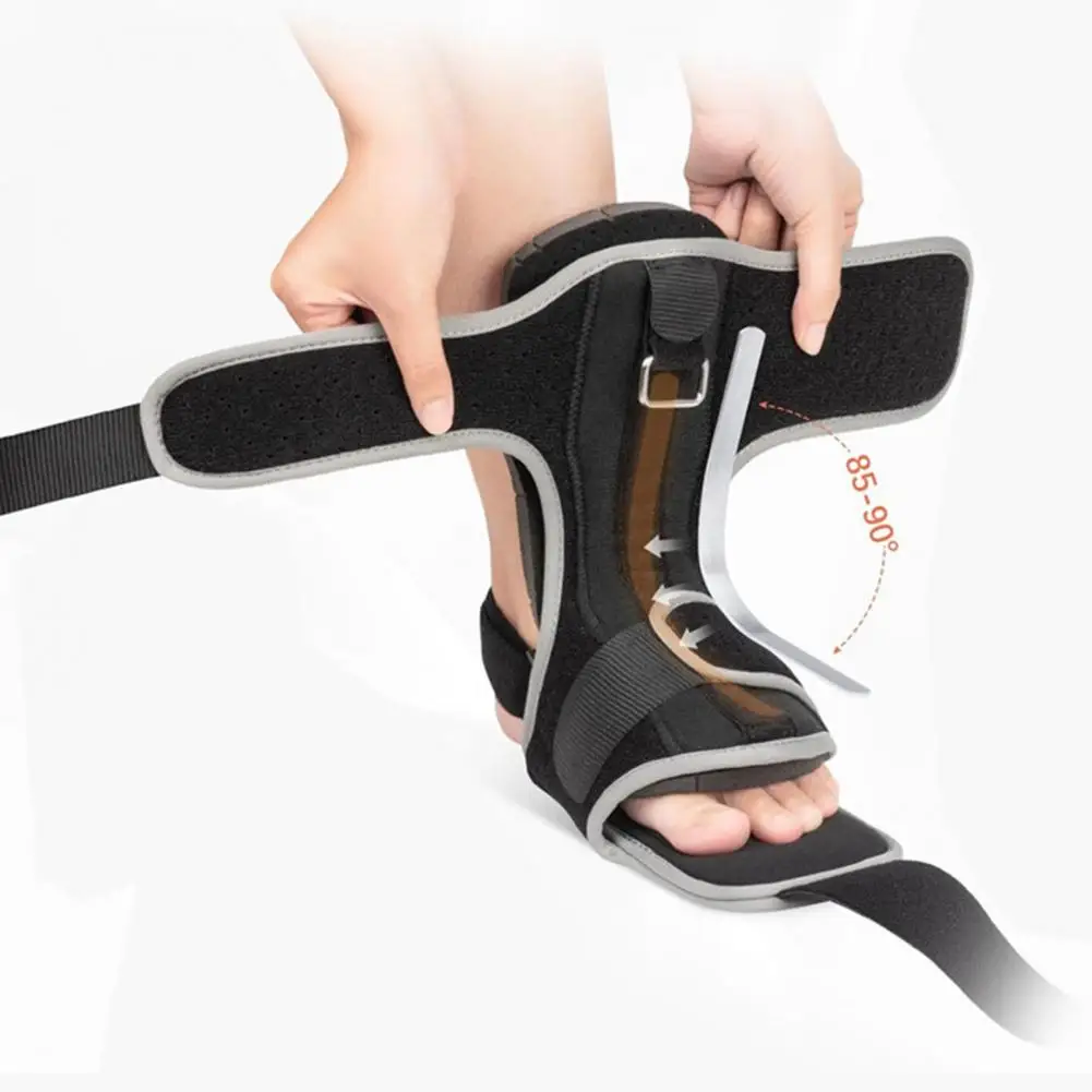 Achilles Tendon Night Splint Plantar Fasciitis Night Splint for Foot Drop Relief Adjustable Foot Support Brace Breathable