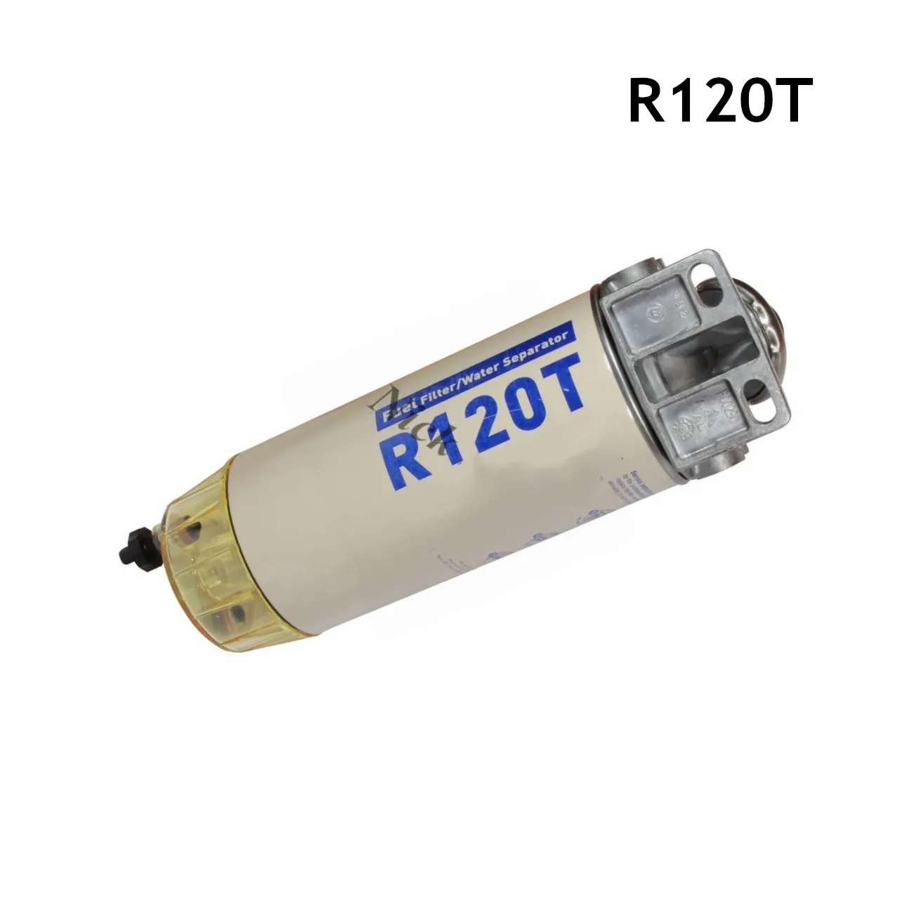 فلتر الوقود R120T Racor 4120R10 فلتر الوقود (10 ميكرون/وعاء شفاف) للمحرك الخارجي RAC-4120R10 فلتر فصل مياه الوقود