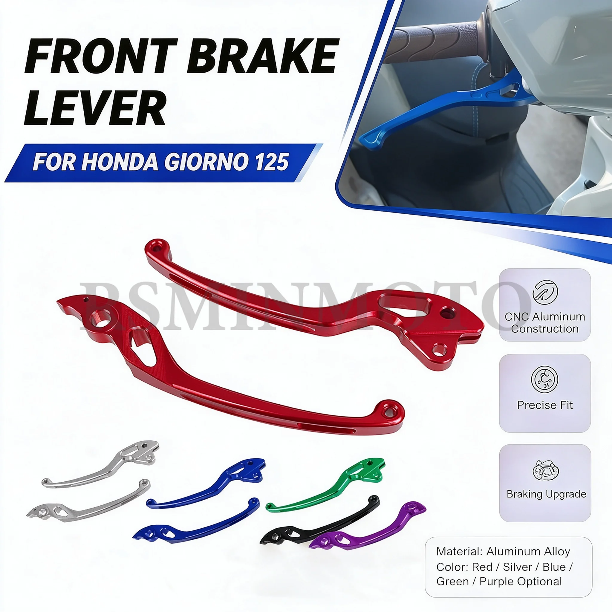 CNC Aluminum Front Brake Clutch Levers for Honda Giorno 125 CBS ABS Scooter Motorcycle Parts