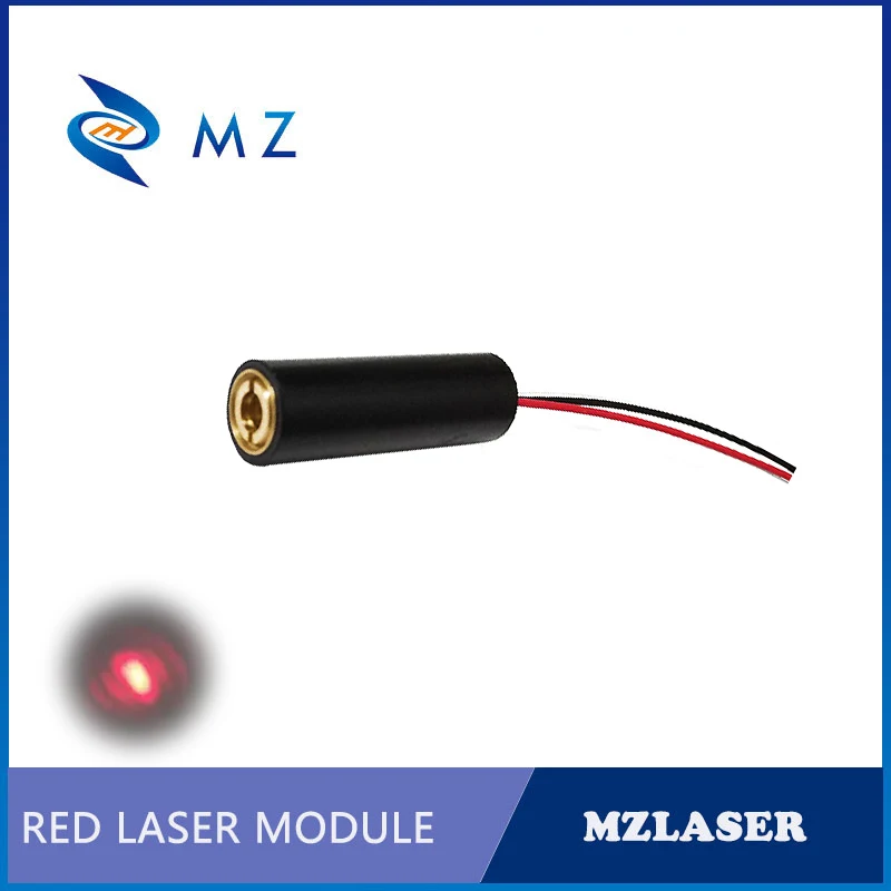 가변 광점 레이저 모듈 635nm 5mw, 산업용 APC 드라이브 TTL, 레드 도트 레이저 모듈