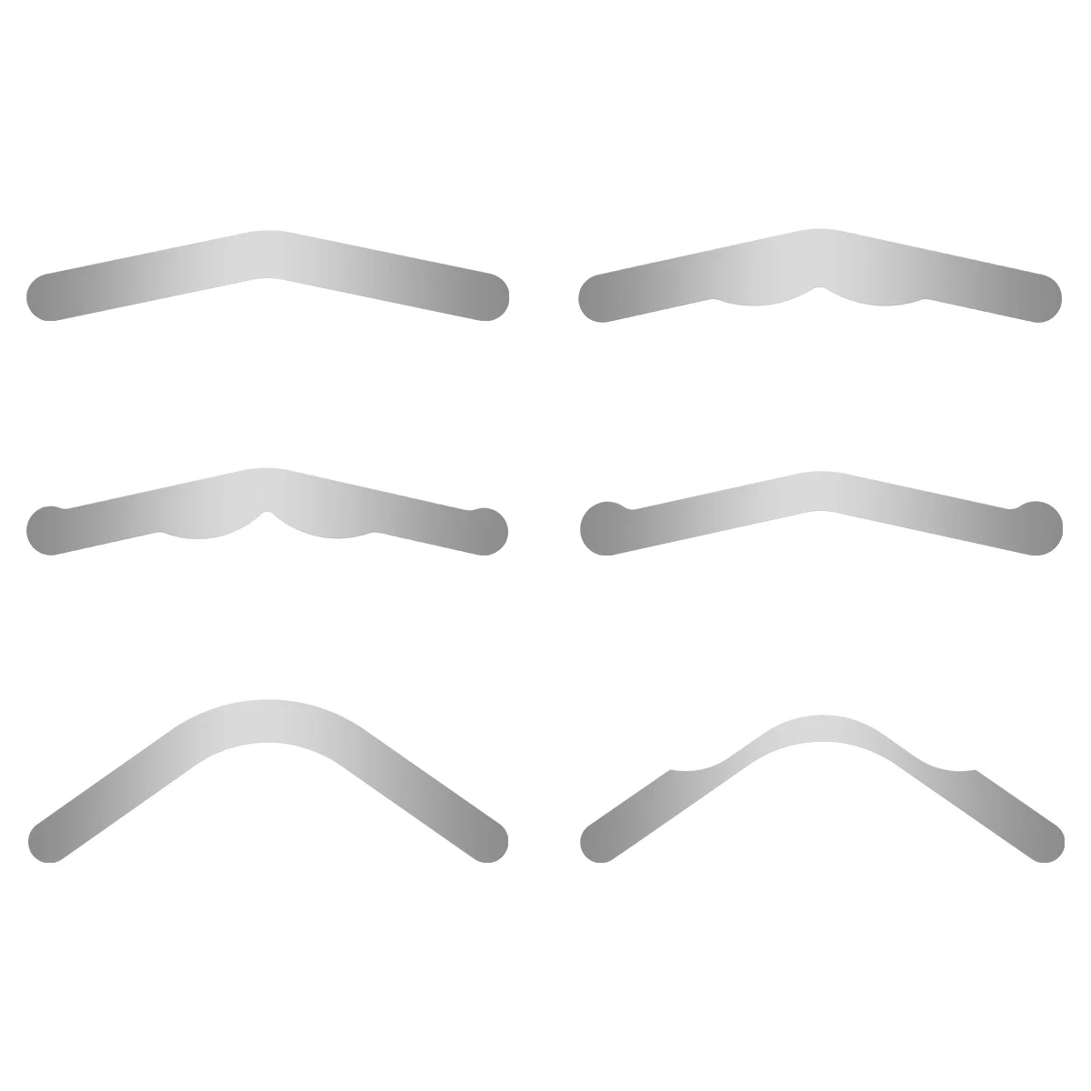 20 قطعة العصابات مصفوفة الأسنان الهامش الارتفاع كبير زيادة الانحناء الاقسام احيط المصفوفات طب الأسنان استعادة AZDENT #5