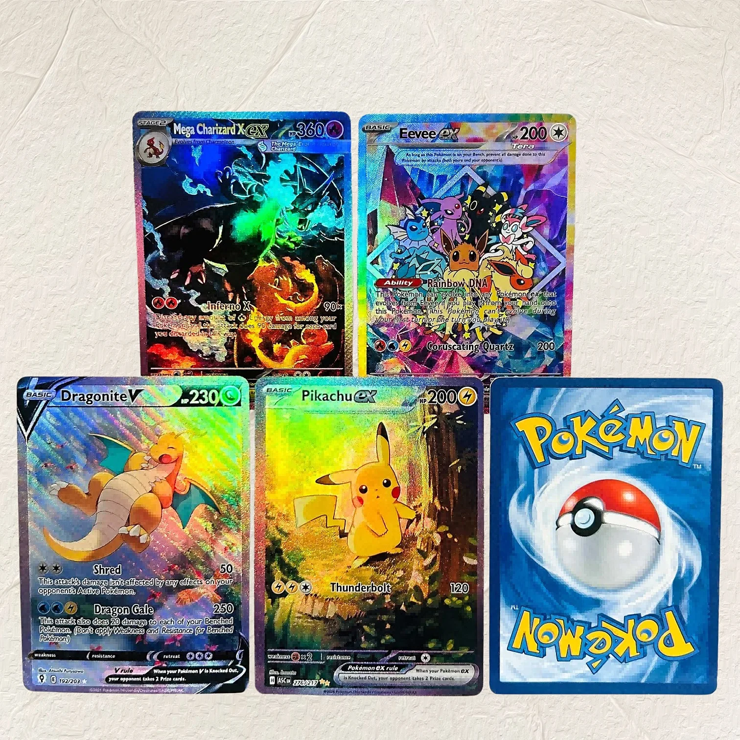 Board Game Online - DIY Pokemon 4Pcs Charizard Eevee Dragonite