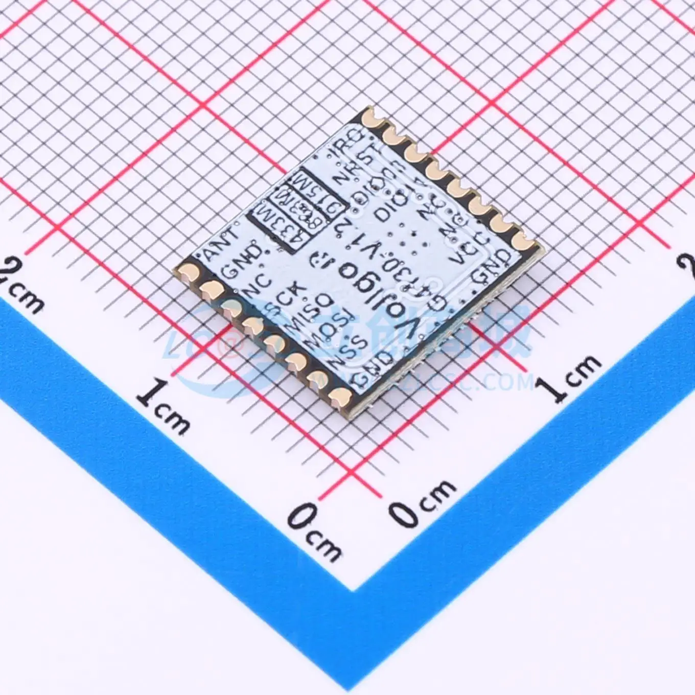 3pcs VG4130S433N0S1 SMD 13.5x12mm transceiver 433MHz 20dBm RF Wireless Communication Module for Smart Home System