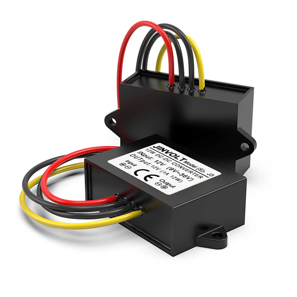 محول وحدة منظم DC-DC من 12 فولت إلى 12 فولت (مدخل 9 فولت ~ 36 فولت، مخرج 1 أمبير/2 أمبير/4 أمبير/5 أمبير)، محول طاقة جهد منظم