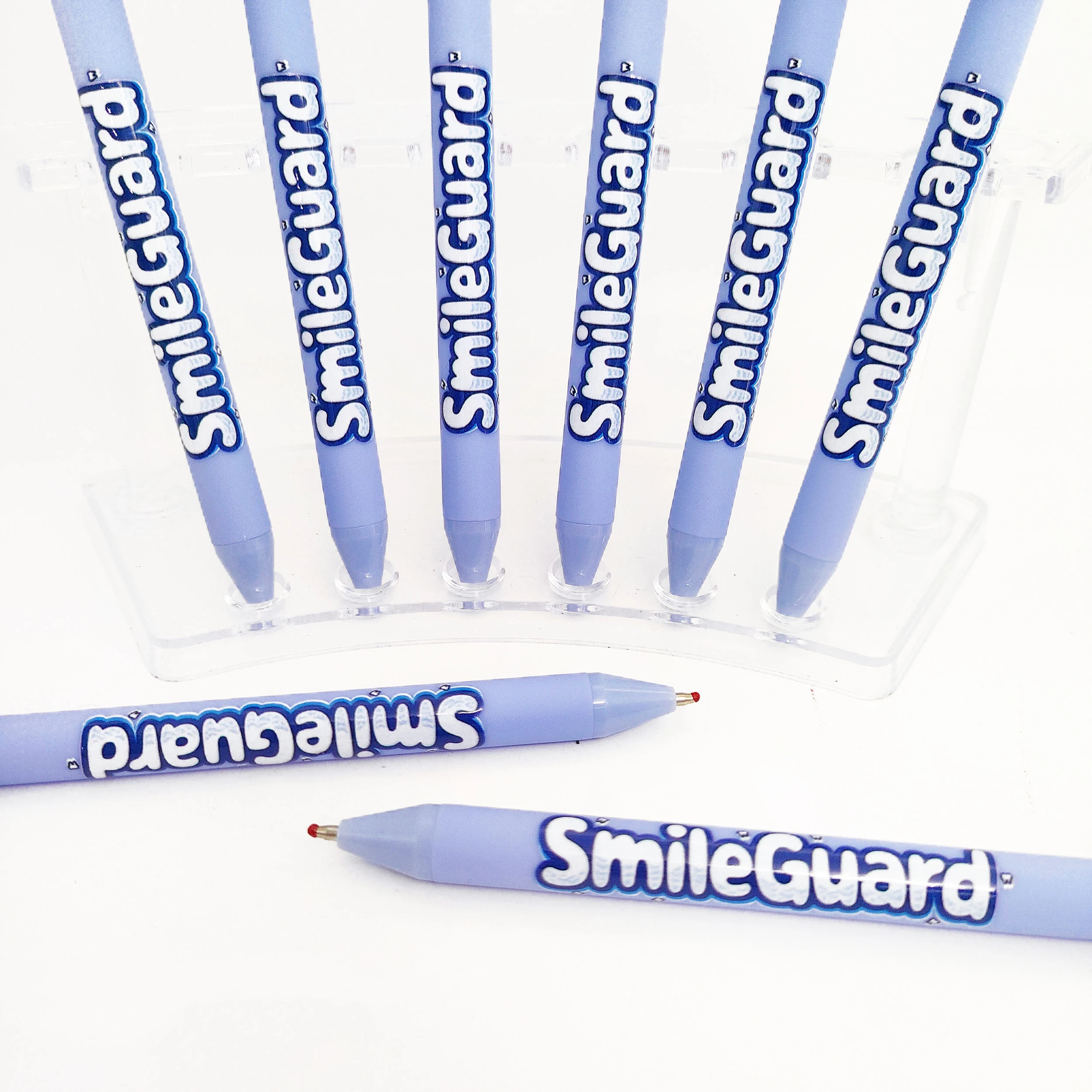 

8PCS/12PCS Creative Tooth Printing Ballpoint Pen, suitable for office and study, smooth writing and pressing ballpoint pen.