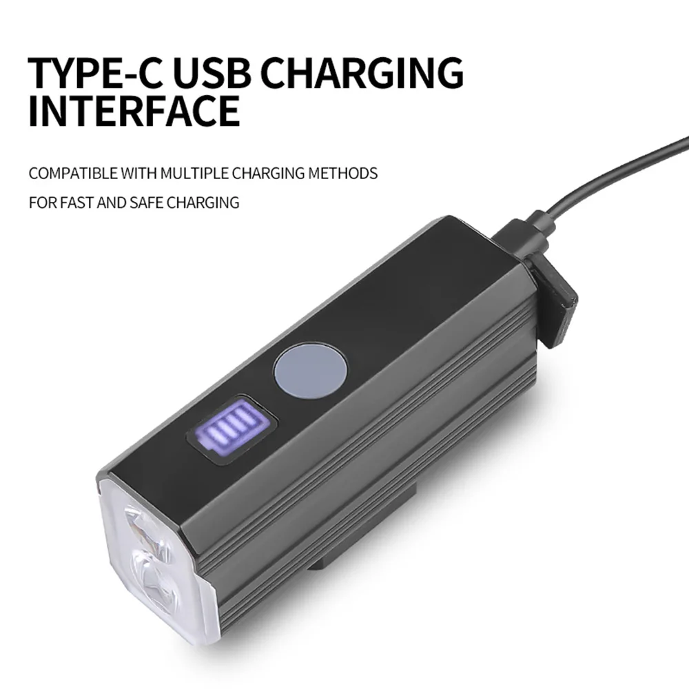 ไฟจักรยาน LED 6 โหมด ชาร์จซ้ำได้ พร้อมรีโมทไร้สาย เซ็นเซอร์ควบคุม ไฟส่องสว่างกลางแจ้ง กันน้ำ อุปกรณ์เสริมสำหรับจักรยานยนต์