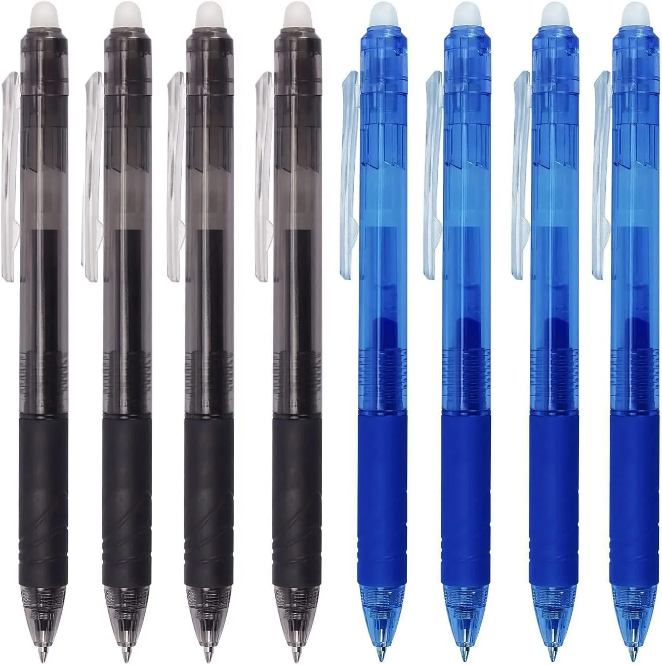 0.7mm Retractable Erasable Pen Set 2pcs Pen + 10 Refills