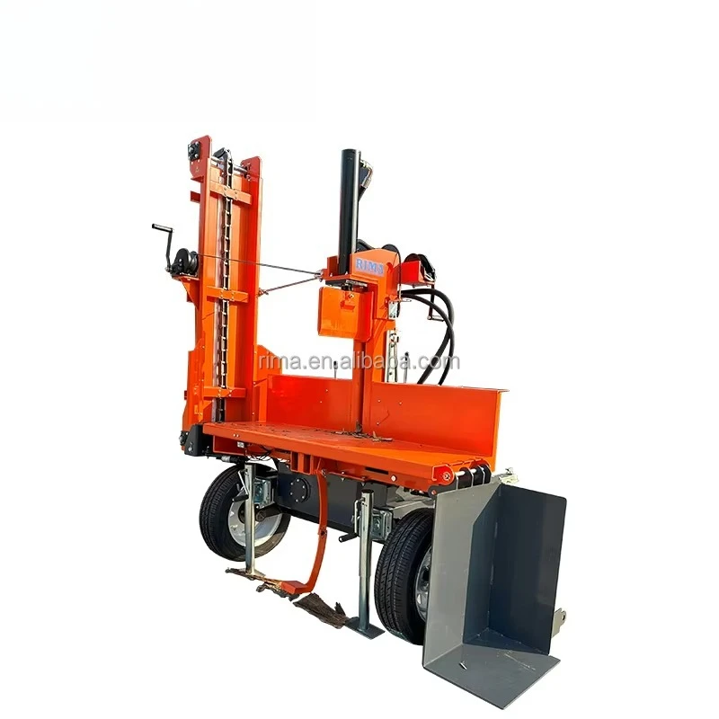 Hydraulic Lifting Log Splitter Wood Working Machine Forestry Wood Splitting Machine Firewood Processor Vertical Log Splitter