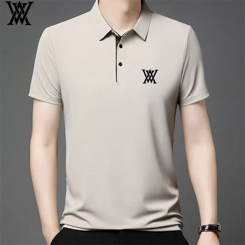

Men's Polo Shirt Casual Short Sleeve Folding Men's Shirt 2025 Summer New Fashion Street Wear Men's Polo S 4XL Size