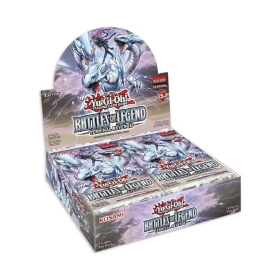 

YUGIOH CCG Booster Box: Battles of Legend: Terminal Revenge Premium Trading Card Game Set for Competitive Play and Collector's
