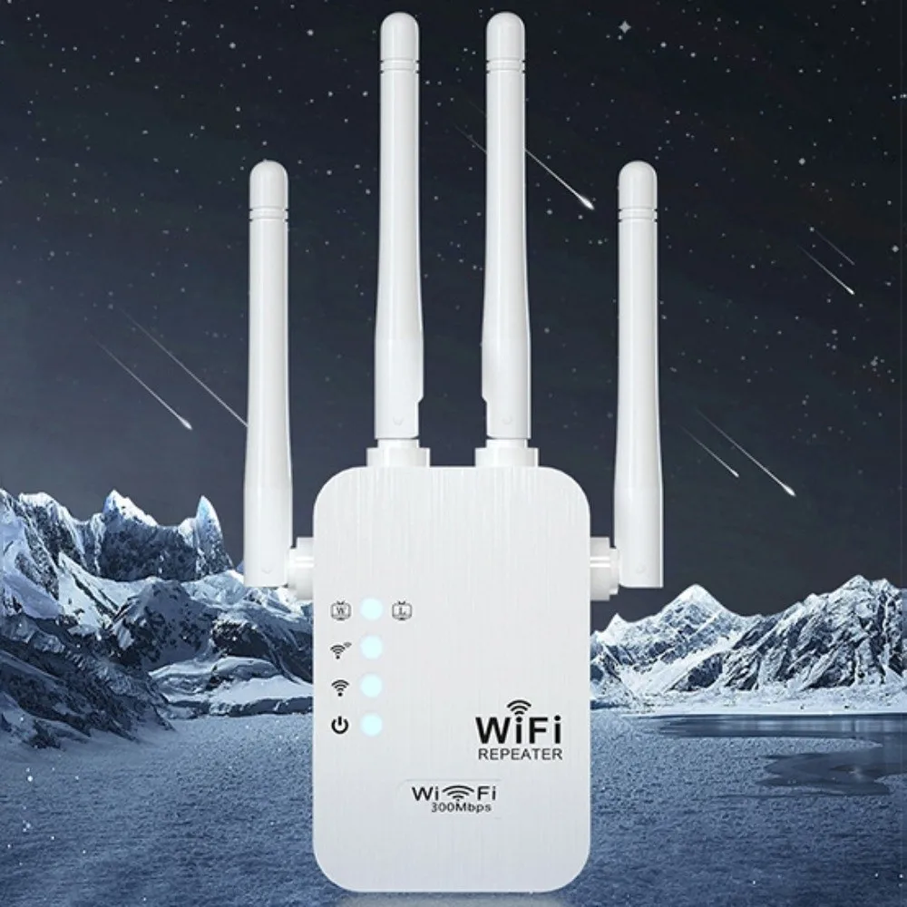 Network Amplifier 300Mbps WiFi Amplifier Router Wireless Wi-Fi Signal Amplifier 802.11n EU WIFI Repeater TV