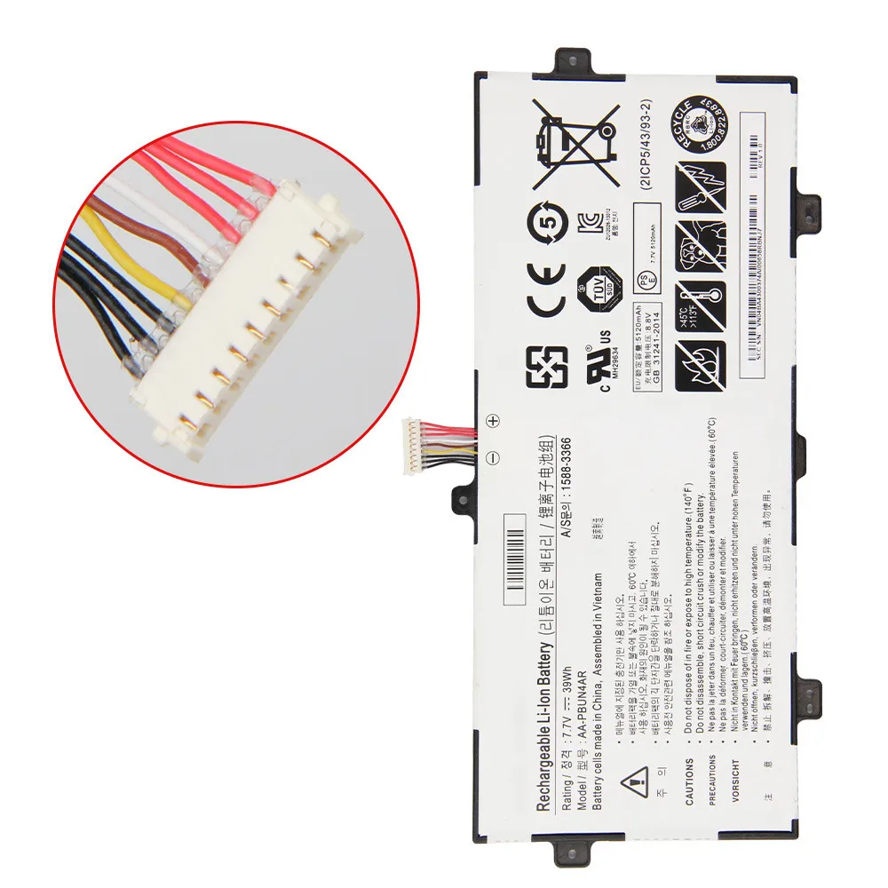 New Replacement Battery AA-PBUN4AR For Samsung NP900X5L NP900X5L NP940X3L NT900X5M NT900X5P 39Wh