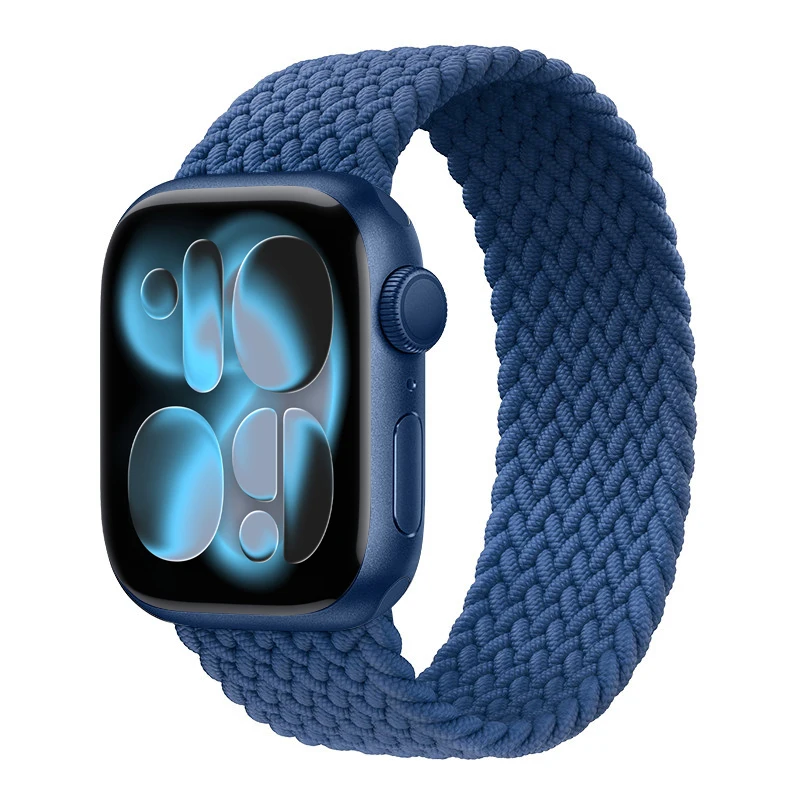 Geflochtene Solo-Loop für Apple Watch Band Serie 11 10 9 7 8 SE 6 Ultra 3 49 mm 46 mm 42 mm 44 mm 41 45 mm Armband Correa iWatch-Armbänder