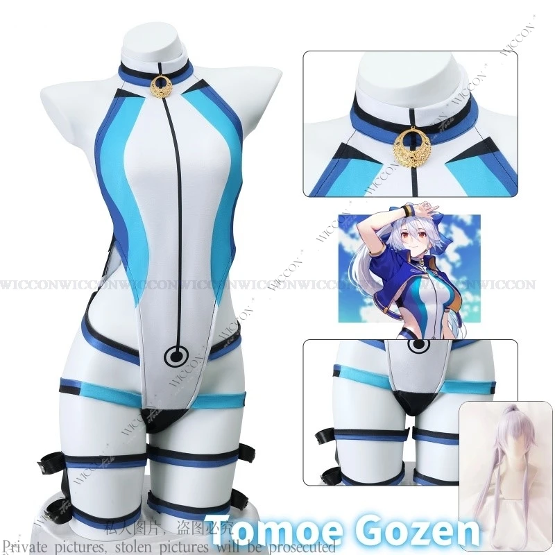 Tomoe Gozen Anime Game Fate/Grand Order Cosplay Costume Saber Jumpsuits Swimsuit Summer Bikini Woman Sexy Lovely Sand Party Suit