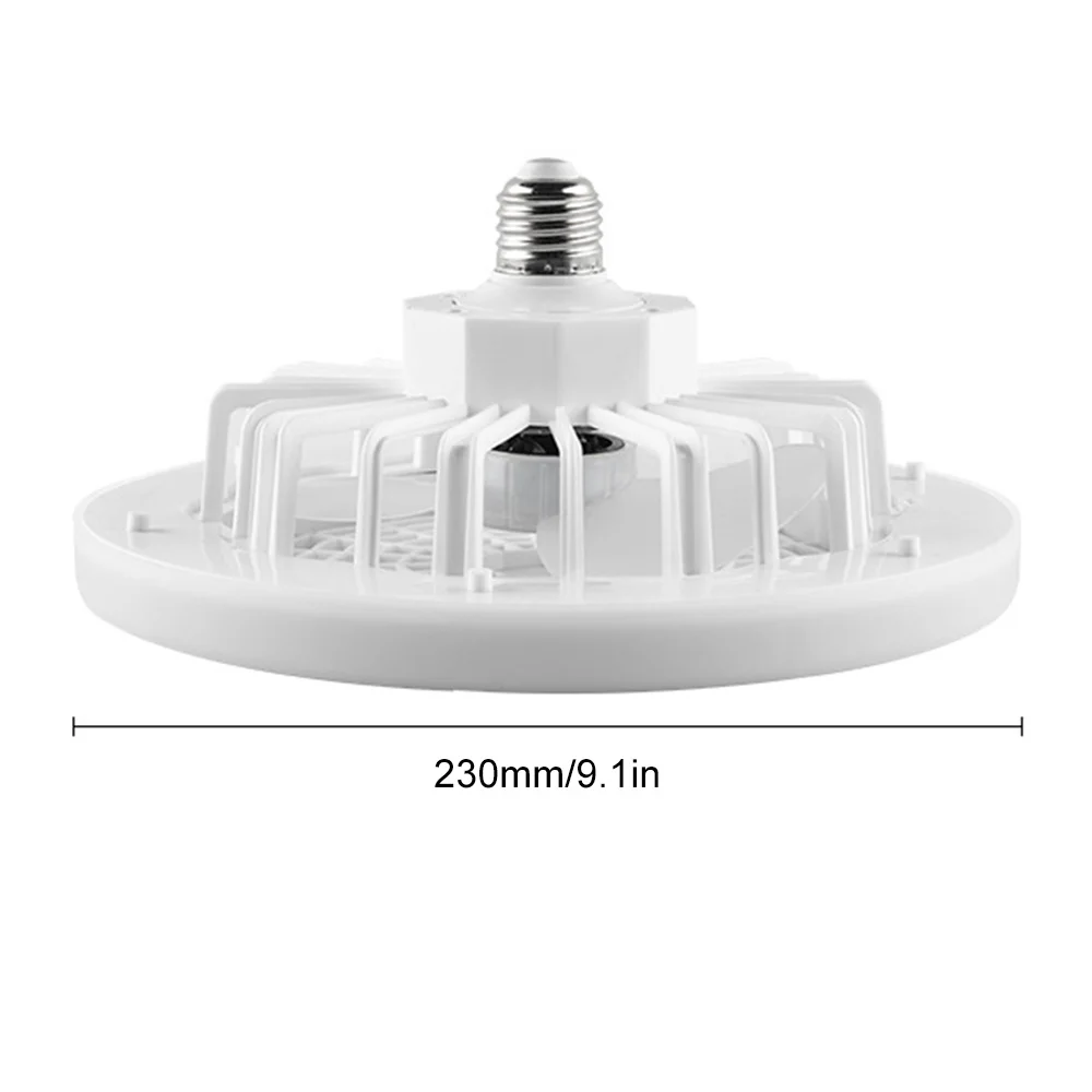 E27 Ventilatore da soffitto Lampada da ventilatore con telecomando Lampada da soffitto dimmerabile Ventilatore elettronico a 3 velocità Luce da