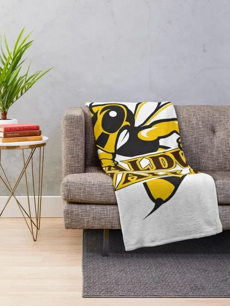 Baldwin Wallace University yellowjackets Throw Blanket Moving Decorative Beds Multi-Purpose For Sofa Thin Blankets