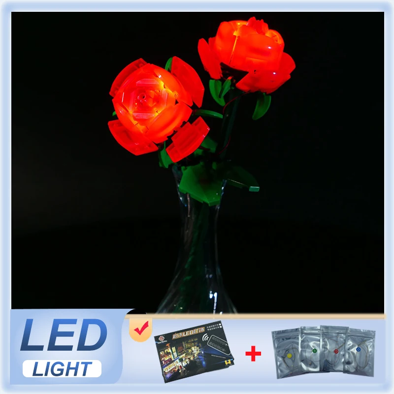 High-End Led Light Kit For Lego 40460 Roses (Only Led Light,Without Blocks Model) Precision Design for Perfect Fit