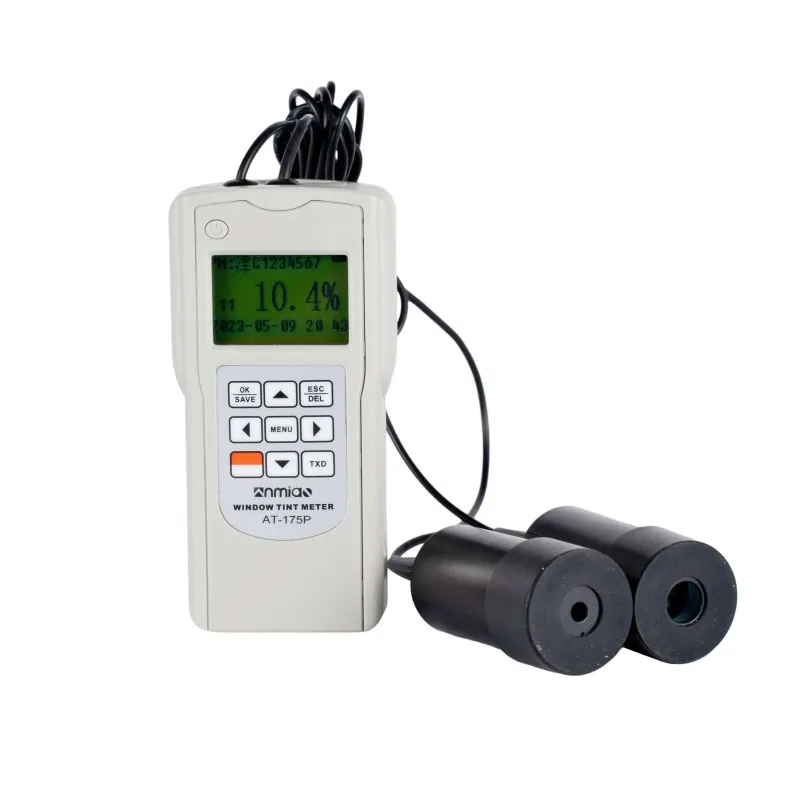 Window Tint Meter AT175/175P Electronic Instrument 1 Year Warranty High Accuracy 0.1% IP Protection Automatic Manual Calibration