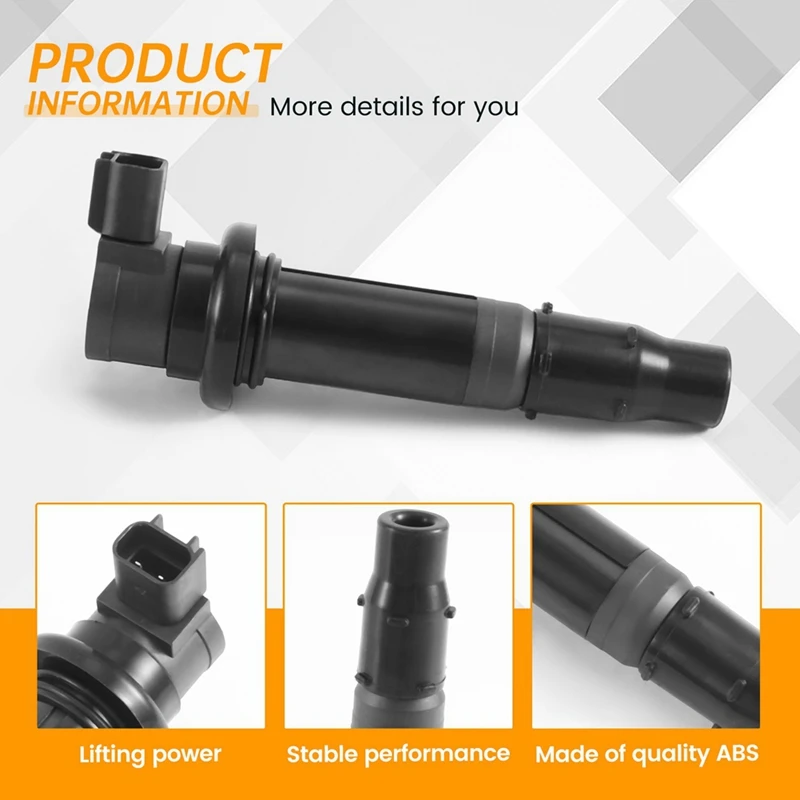 6PCS 31312514 Car Ignition Coil Kits For Volvo S60 S80 S90 V40  V70 V90 XC40 XC60 XC70 XC90 2.0L 2015-2019 UF756 T2