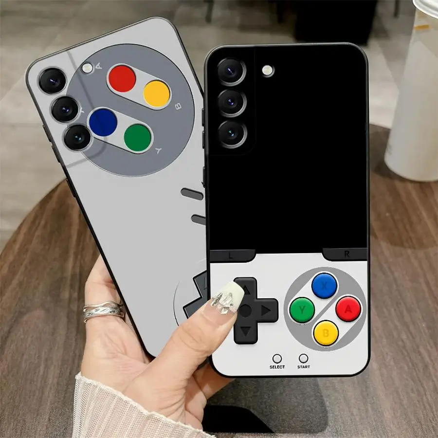 Retro Game Black Soft Phone Cover Case for Samsung Galaxy A70 A05 A06 A10 A12 A40 A16 A30 A15 A17 A04 A50 A20 A13