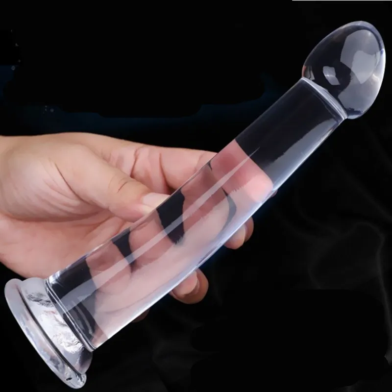 SMLXLCrystal Anal Plug 4 Size Sex Toys Butt Plug Anal Stimulator Prostate Massager Dildo Sex toys for men