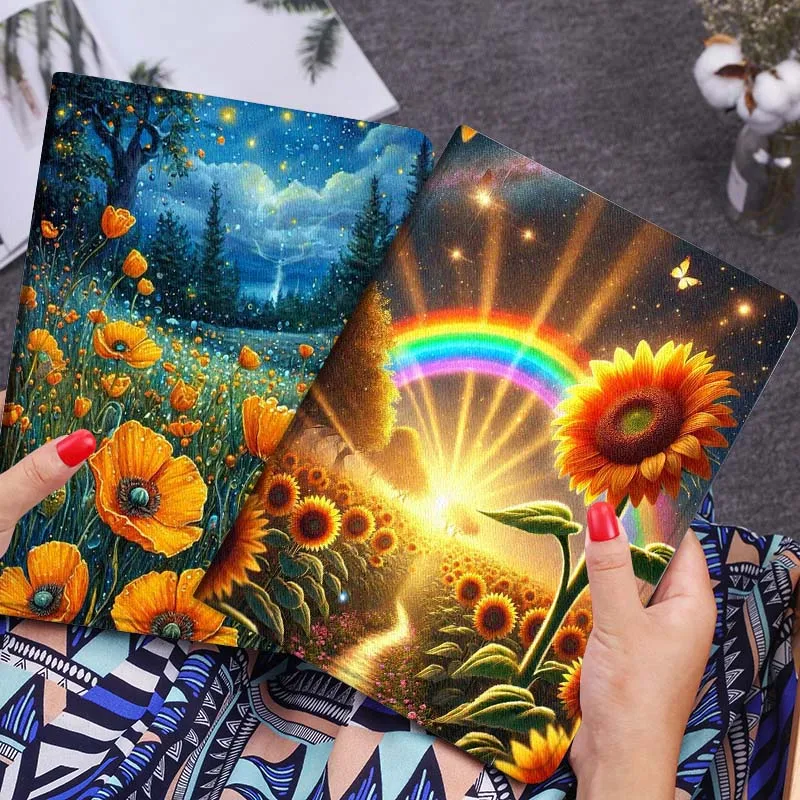 

Мягкий чехол для планшета с изображением подсолнуха для Xiaomi Redmi Mi Poco Pad 2 5 6s 7 7s Ultra Pro Max 14 12.4 12.1 дюймов, подарок