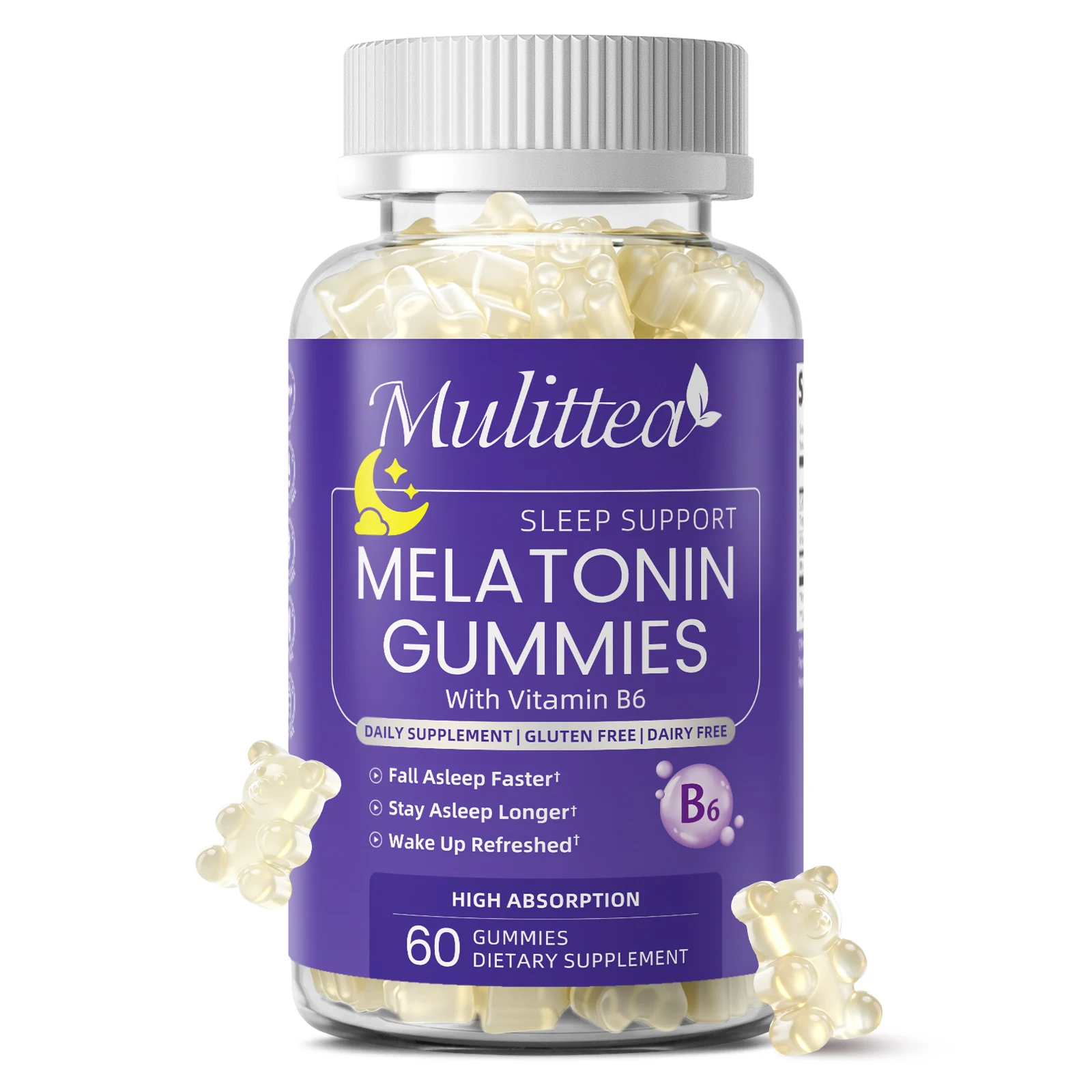BBEEAAUU Magnesium & Melatonin - Melatonin Sleep Gummy recension och pris