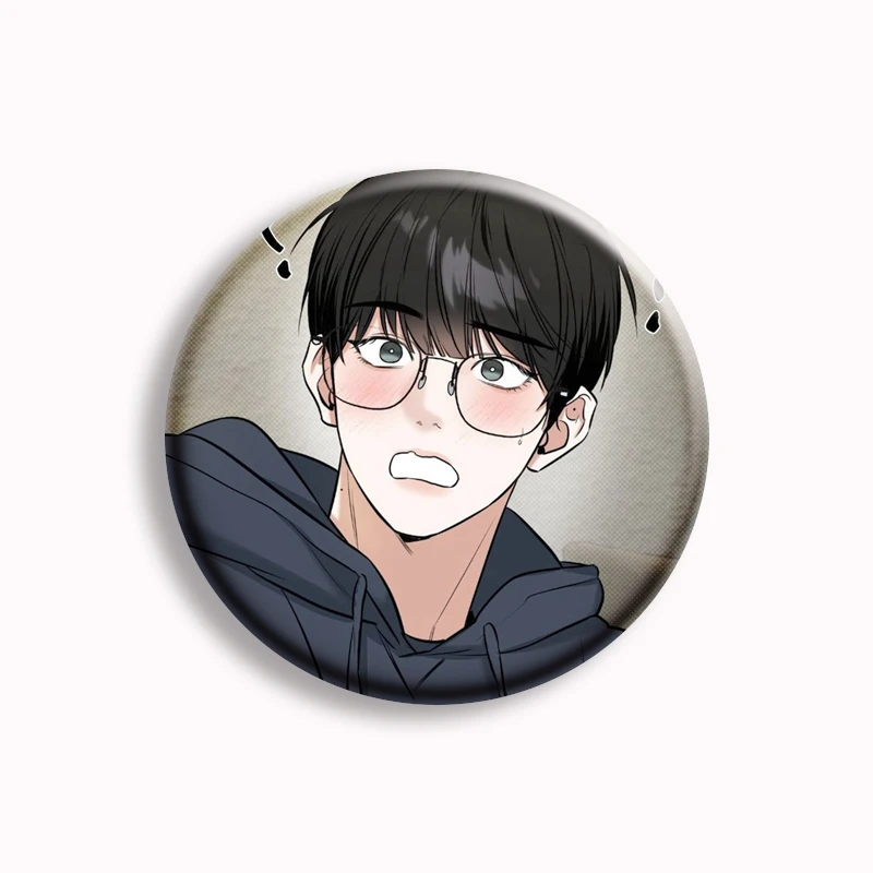 Корейская манга Monday's Savior BL Manhwa Button Pin Yaoi Boyslove Брошь в стиле комиксов Значок Сумка Пальто Аксессуары Декор Друзья Фанаты Подарок