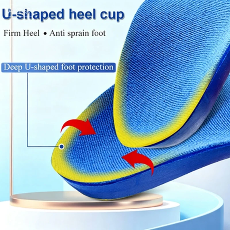 Picture 5: Kids Orthotics Flat Foot High Arch Support Insoles for Children Adult Plantar Fasciitis Comfort Sports Running Shoes Pads