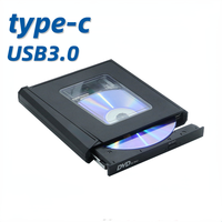 USB 3.0 Type-C DVD CD Drive Burner Drive-free High-speed Read-write Recorder External DVD-RW Player Writer Reader for PC Laptop