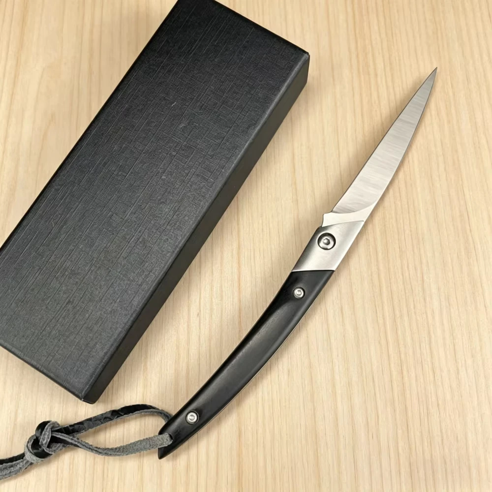 Professional Kitchen Knife - High-end, Foldable Knife, High-carbon Steel, Fruit Knife With Sharp Cutting Edge, Small Knife