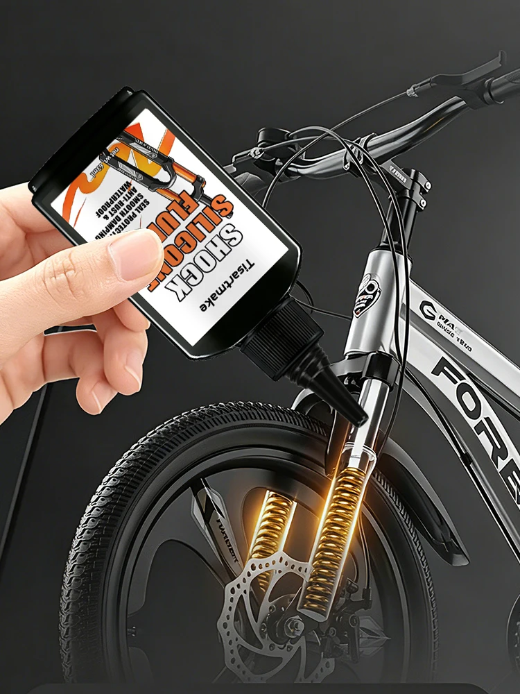 AliExpress NONE 60ml Mountain Bike Front Fork Shock Absorber Oil Long-Lasting Front And Rear Shock Absorber Silicone Oil Bicycle Suspension Oil