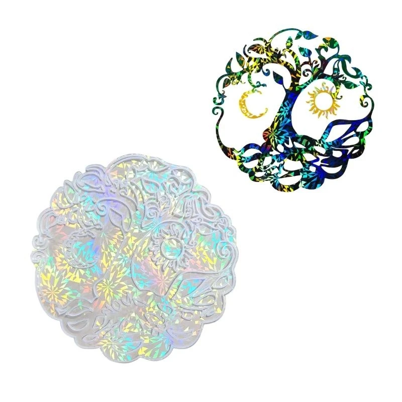 Life Tree Figurine Mould Versatile Holographics Silicone Molds for DIY Crafts