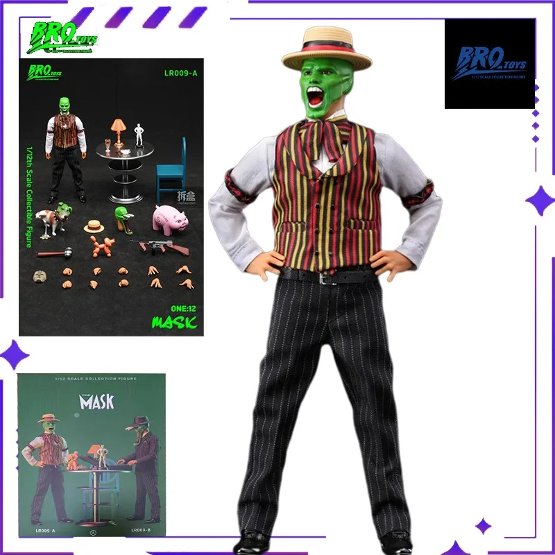 【재고 있음】 BROTOYS 오리지널 마스크맨 변장 몬스터 킹 케리 영화 1/12 모바일 인형 수제 모델 장난감 선물