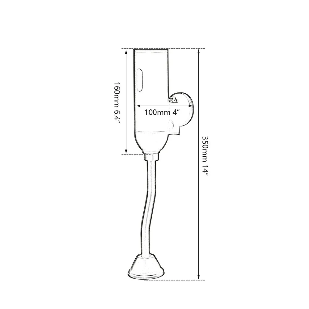 Torayvino Sensor Urinal Bathroom Faucet Toilet Automatic Flush Instruction Valve Urinal Torneiras Wall Mounted Touch Tap