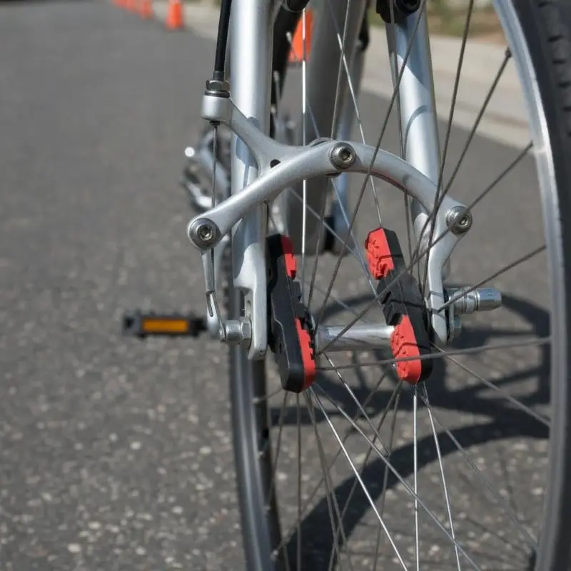 V-Bremsbeläge 2 Stück 70mm Hochwertiger, strapazierfähiger Gummi für Metallfelgen, geeignet für Nass- und Trockenbedingungen im Winter und Sommer beim Radfahren. – Detail 2