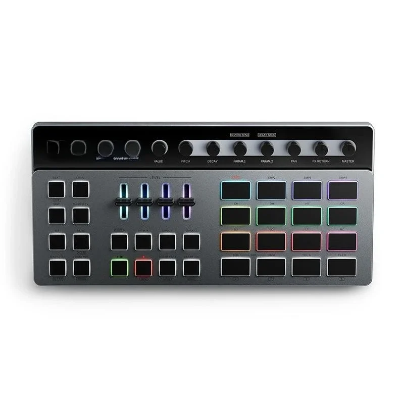Performing Drum Machine Finger Drum Sequencer Percussion Pad Track Effects